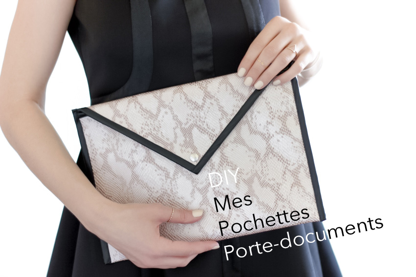 DIY Pochette enveloppe - Blog mode Lyon & DIY